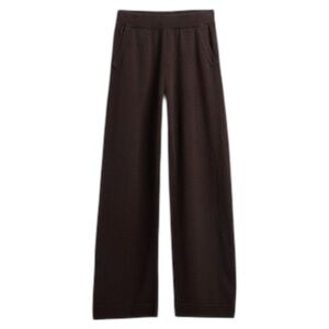 Women’s Gap 100% Cotton Relaxed Sweater Brown Wide-Leg Pants Size XSmall New